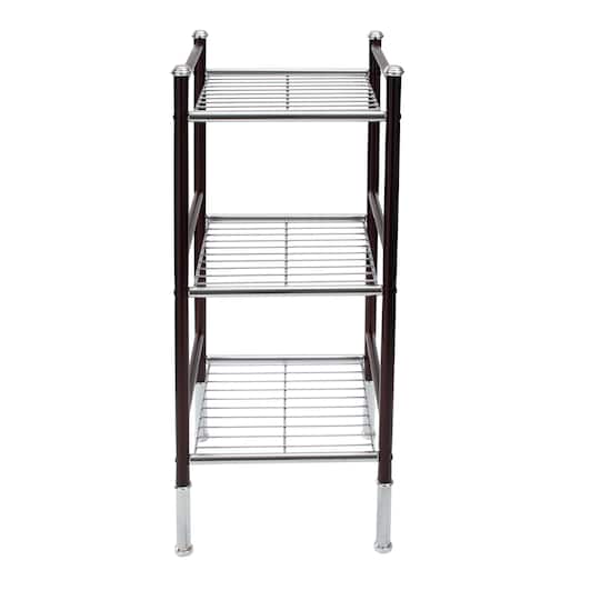 Organize It All Duplex 3 Tier Square Freestanding Wire Rack